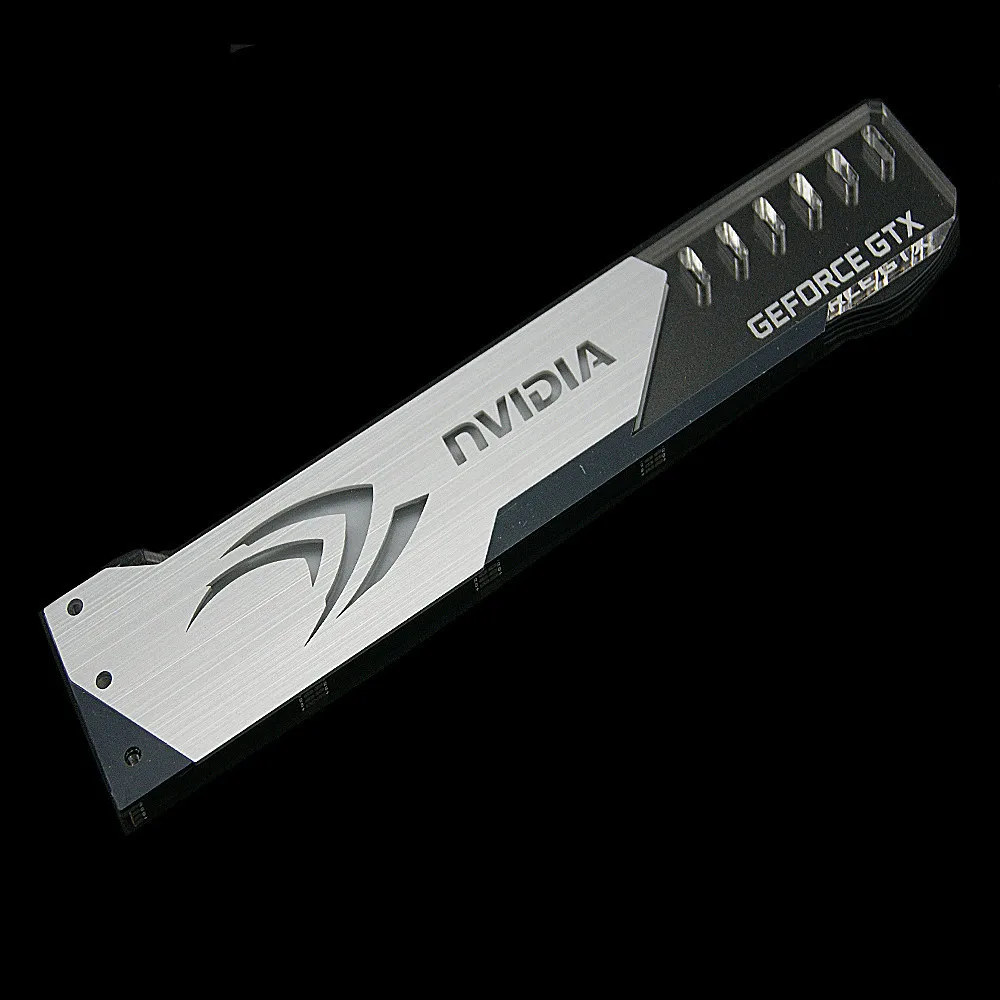 Поддержка графической карты GPU держатель кронштейн VGA Рамка подставка алюминий+ акрил ROG 12V 4PIN RGB/5 V 3PIN ARGB ASUS AURA SYNC Symphony