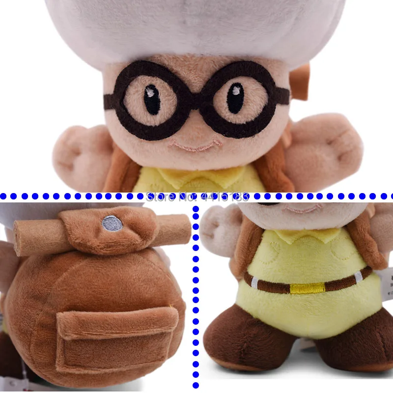 2 стиля аниме Super Mario Bros жаба Toadette Peluche рюкзак искатель сокровищ Кукла плюшевые мягкие с наполнением, детская игрушка, рождественский подарок
