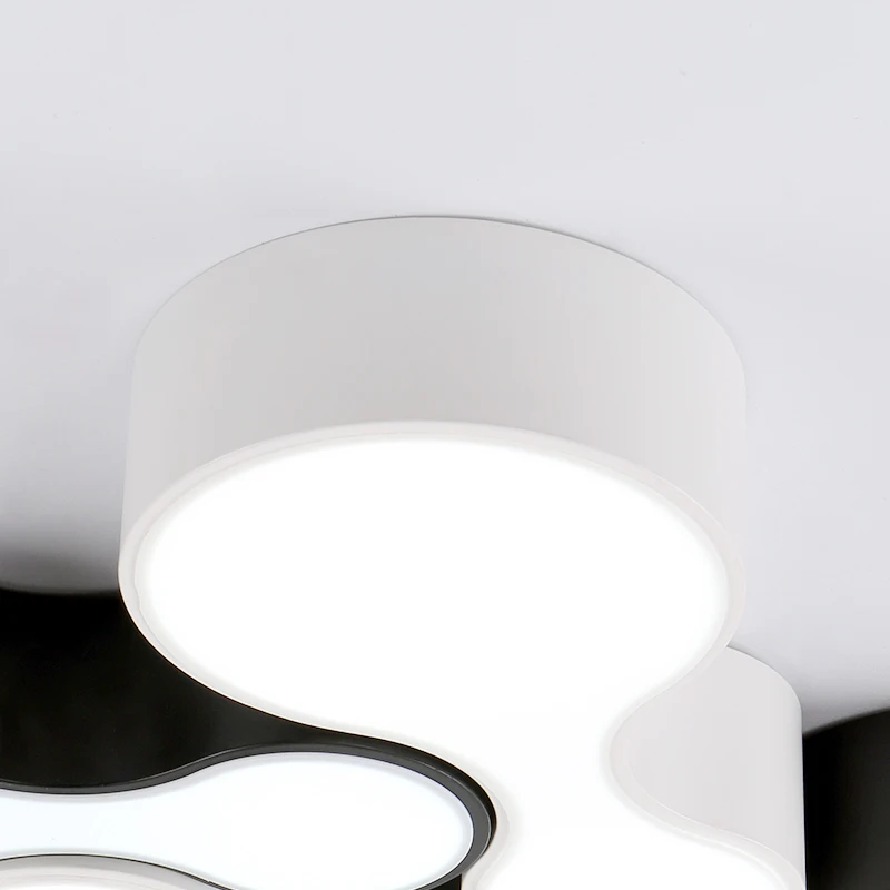 1 шт. металлические светодиодные коммерческие панели черные белые проектные