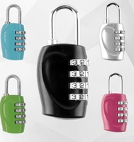 security code luggage padlock locks 4 digits combination steel keyed padlocks approved travel lock for suitcases baggage new
