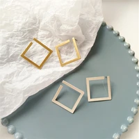 unique simple geometric earrings chic exaggeration to wear earrings fashion girl declaration earrings metal gold earrings