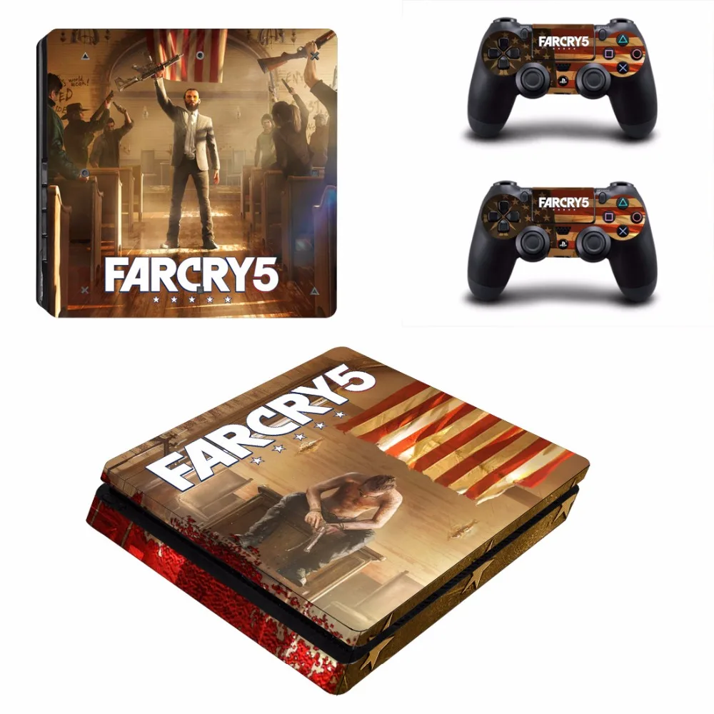 Игра Far Cry 5 PS4 тонкий переводная картинка для Sony PlayStation 4 консоли и контроллера
