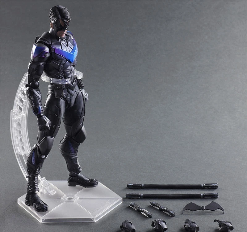 Играть Искусство Kai Nightwing Бэтмен Аркхем рыцарь вариант играть арт KAI ПВХ фигурка