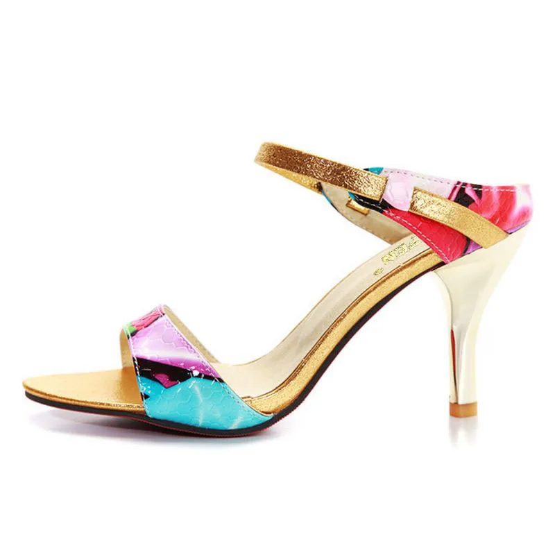 TAOFFEN/бесплатная доставка качественные босоножки на высоком каблуке модная