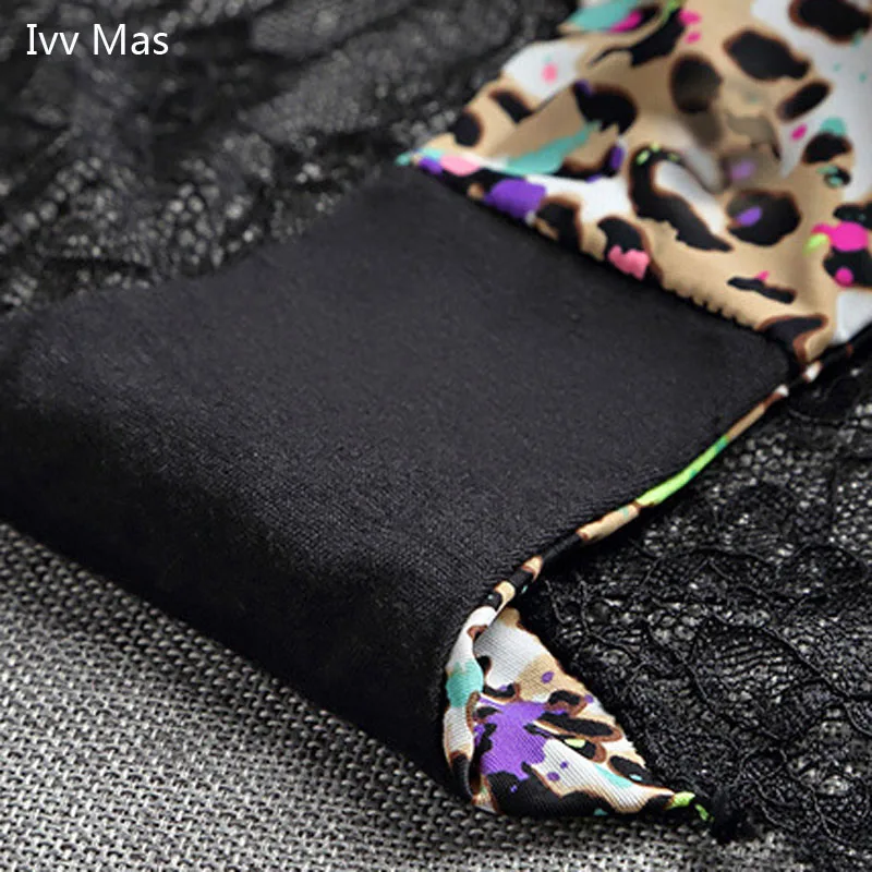5 шт. много! Прозрачный Leopard трусики flowe многих белье стиля Женские лежал пикантные
