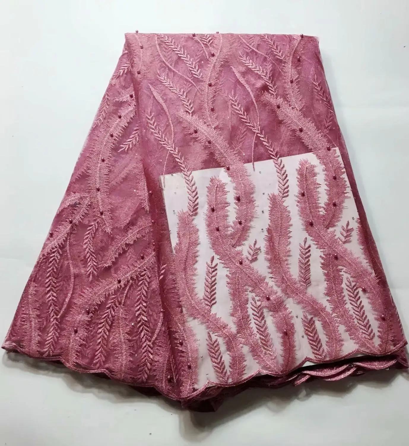 African lace Solid Pattern 120 cm width fabric for Apparel and Fashion sold by the 5Yard | Аксессуары для одежды