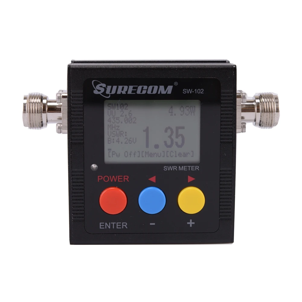 409SHOP PRODUCT SW-102 SW102 vswr 125MHz~525MHz N connectormeter with frequency counter &amp power meter / swr | Мобильные телефоны