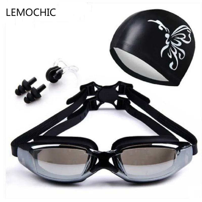 Femalehd Водонепроницаемый Анти туман очки близорукость Мягкие силиконовые зажим