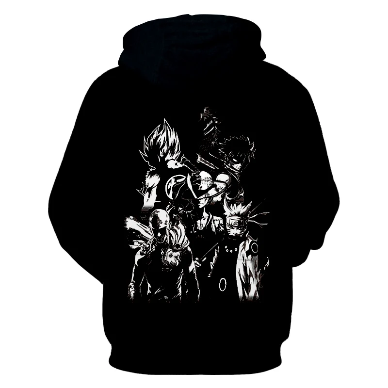 CJLM дропшиппинг Аниме толстовки one piece Dragon Ball Наруто Bleach 3d Принт кофты куртка