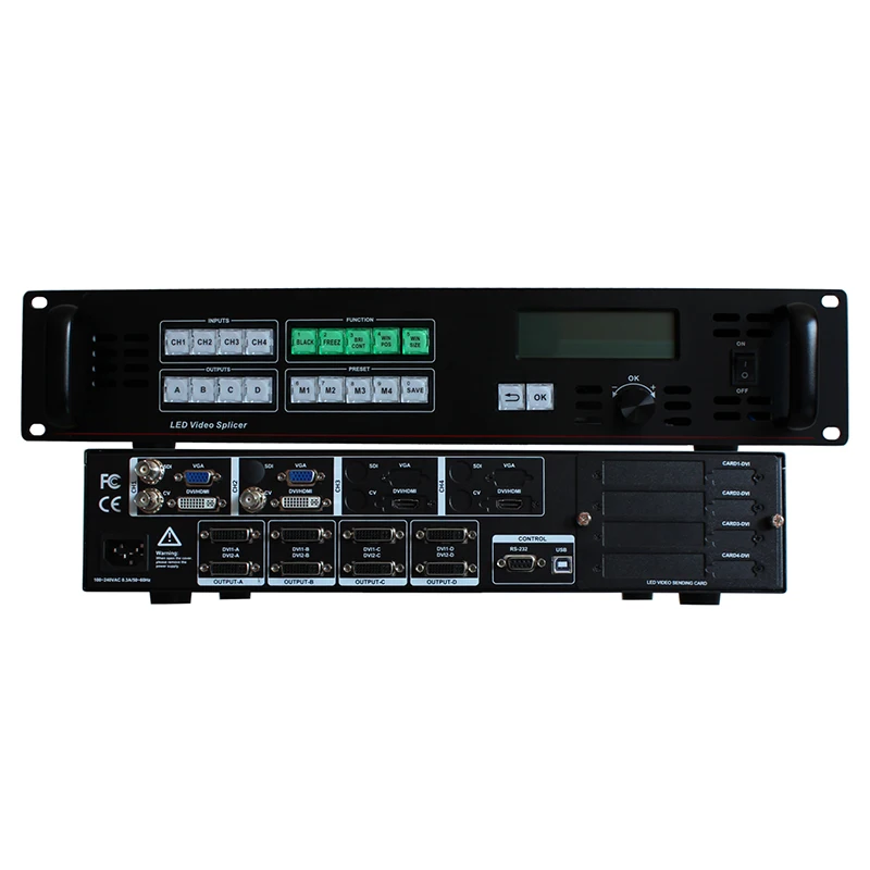 Профессиональный AMS SC368AS светодиодный комбинированный процессор SDI vga Видео