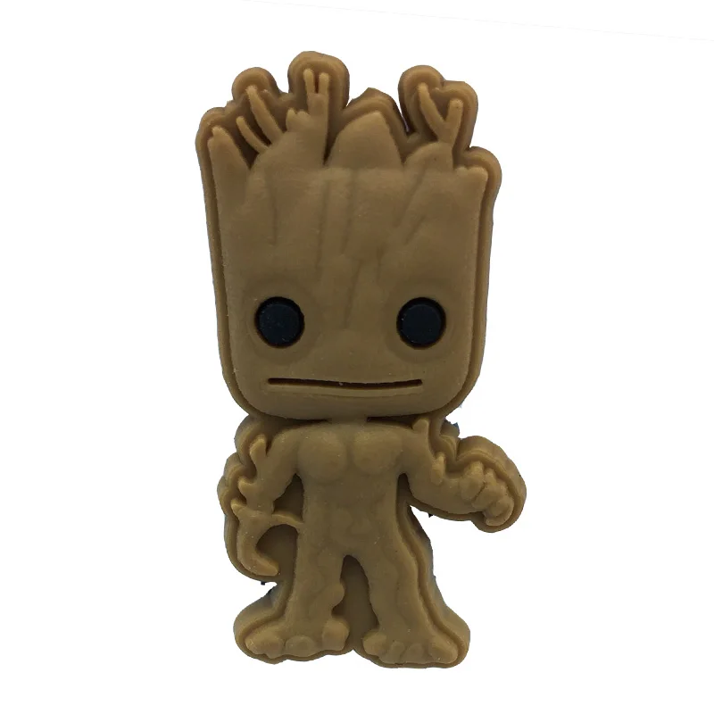5 шт./лот Star-Lord groot, ракета КСД для обуви из ПВХ Патчи для обуви аксессуары для украшения обуви пряжки аксессуары fit' Croc jibz