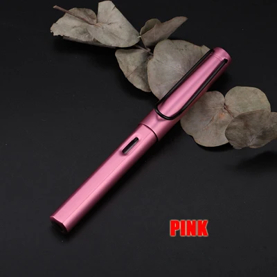 Metal Pink Классический дизайн, Al Star, металлическая перьевая ручка, роскошный бизнес подарок, ручка для письма, купить 2 ручки, отправить подарок - Цвет: Metal Pink