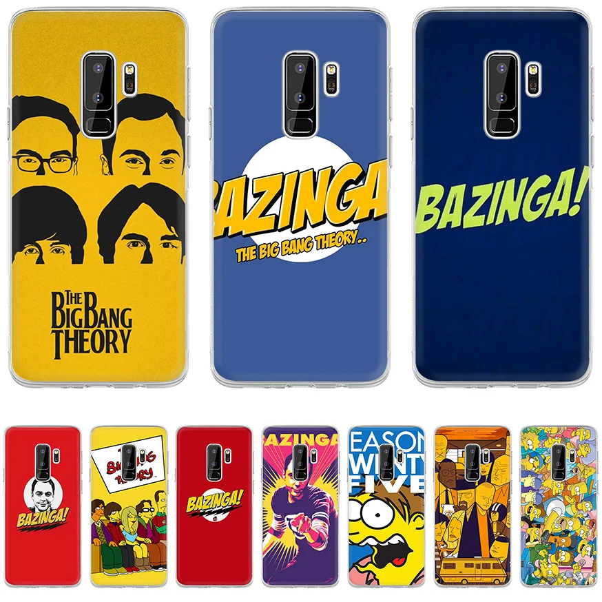 Чехол из ТПУ для Samsung A7 A9 A10 A20 A30 A40 A50 A60 A70 A5 A6 A8 Plus J3 J5 J6 J7 Bazinga корпус сериала Теория