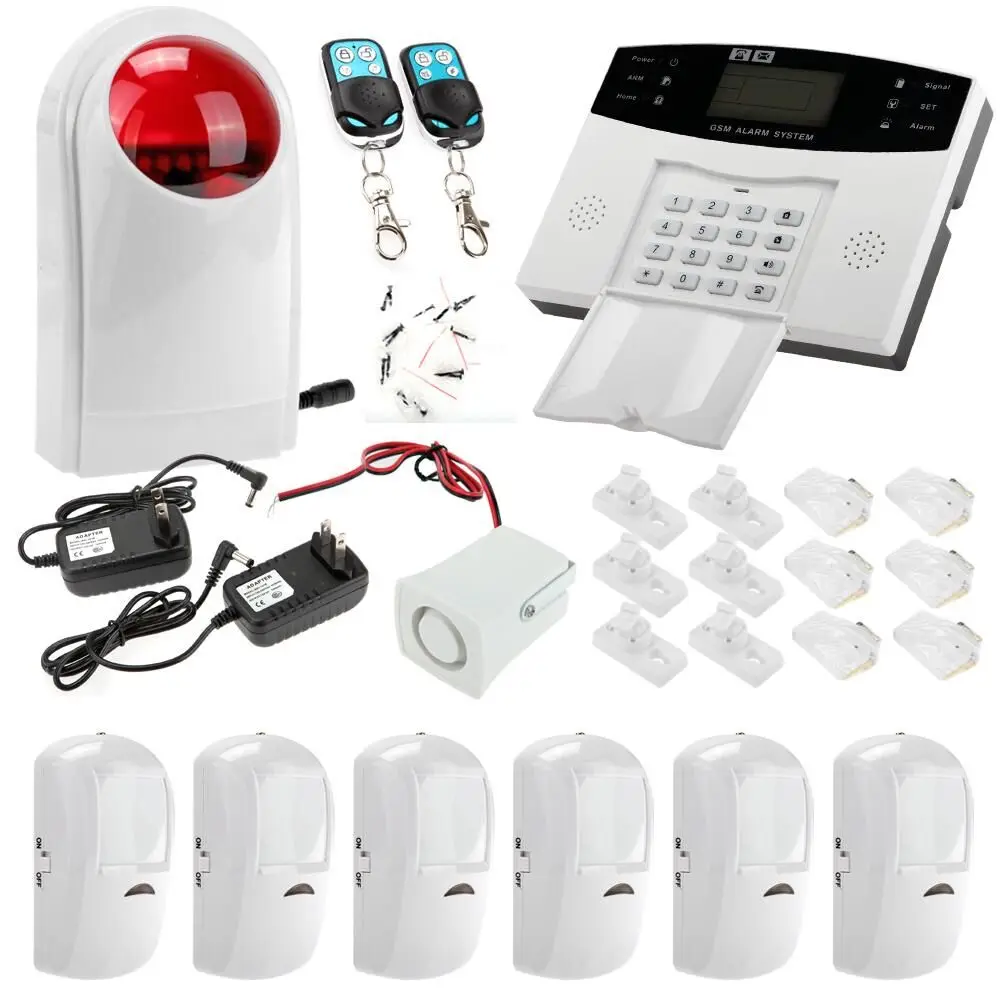 Система охранной GSM сигнализации металлический пульт дистанционного управления