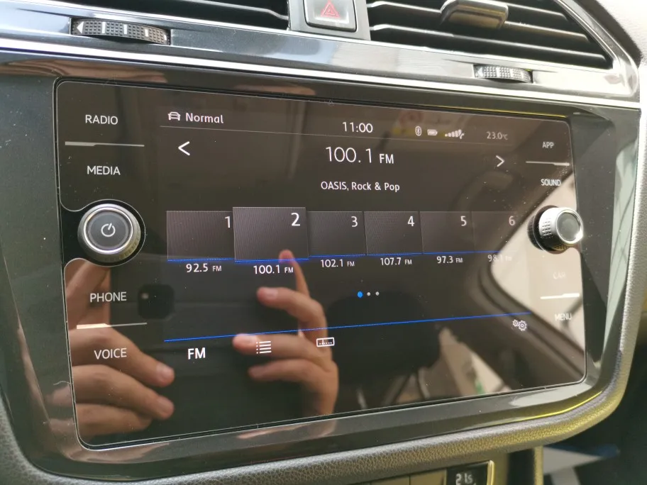 Myslc закаленное стекло для Volkswagen Tiguan протектор экрана автомобиля gps навигация lcd закаленная пленка для VW Tiguan Atlas