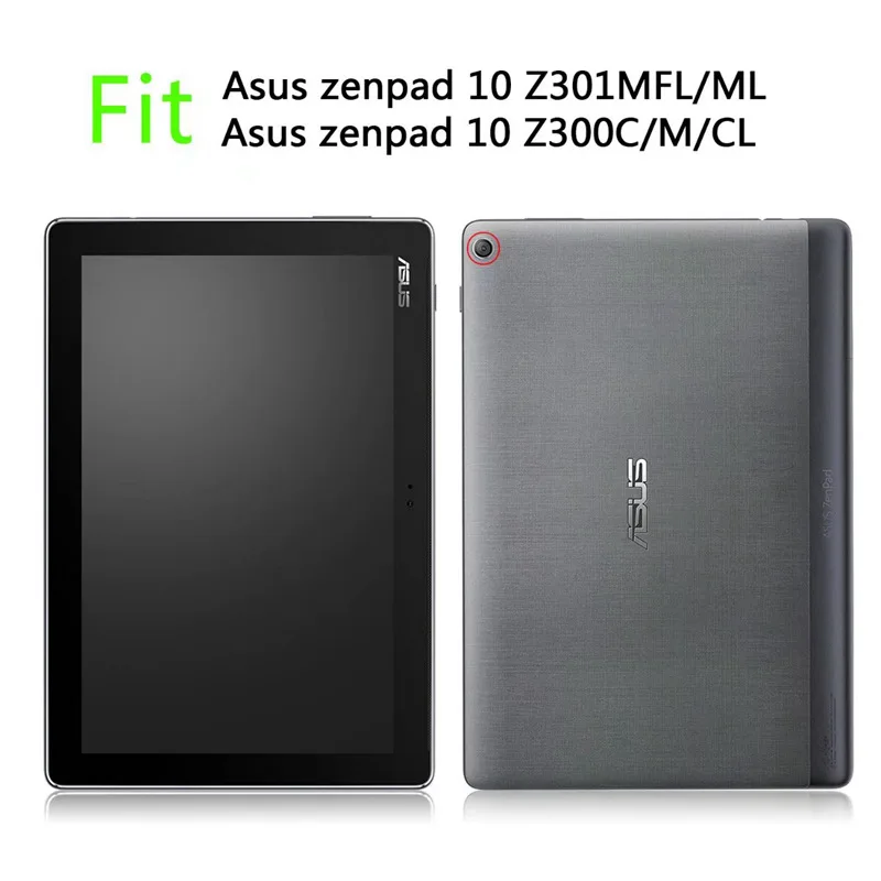 Тонкий умный чехол из искусственной кожи для Asus ZenPad 10 Z300 Z300C Z300CL Z300CG Z300M Z301 Z301ML 1