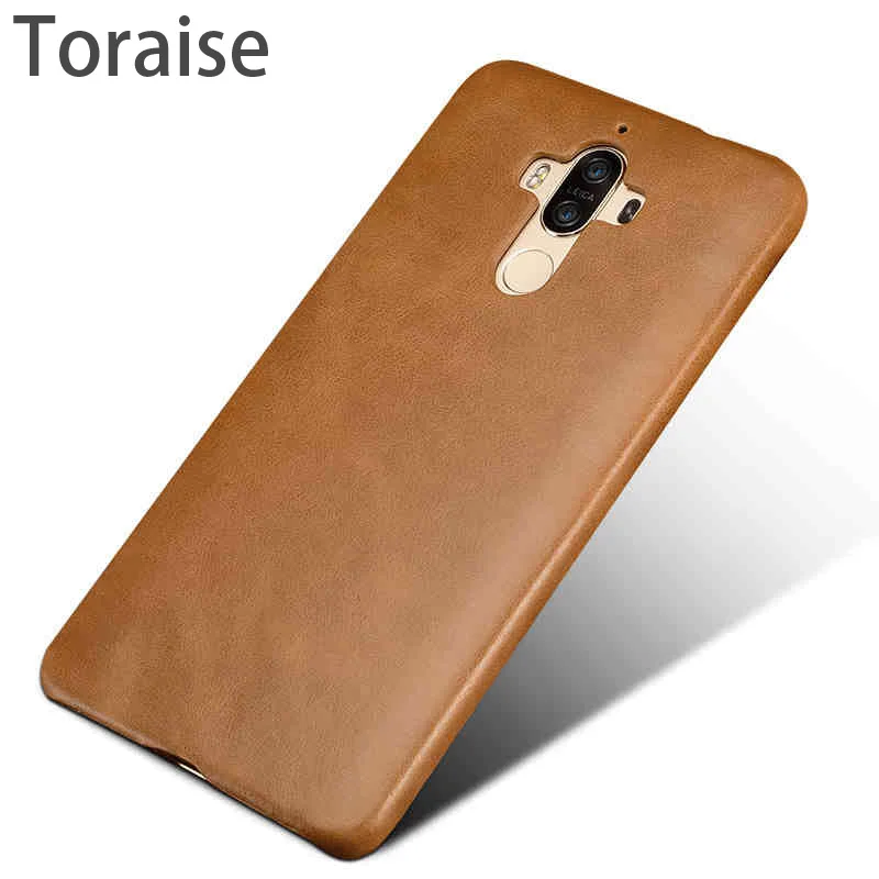Toraise Protective Case For Huawei Mate 9 Luxury Genuine Leather Back Cover Pro Phone Coque Capa |