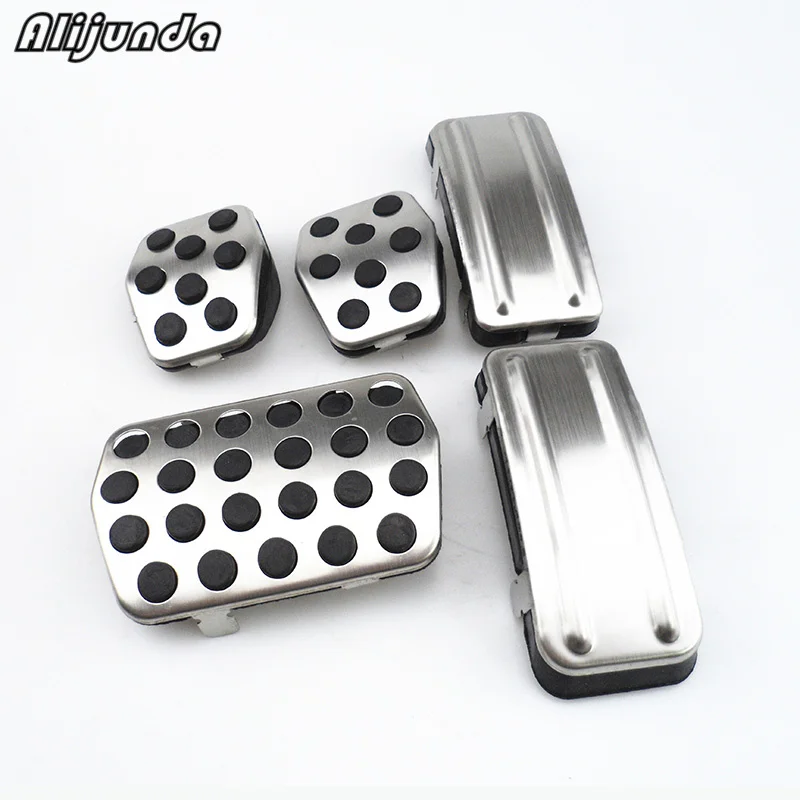 Нержавеющая Автомобильная накладка на Педали MT AT подходит для Ford Focus 2 MK2 3 FOCUS 4 MK4 RS