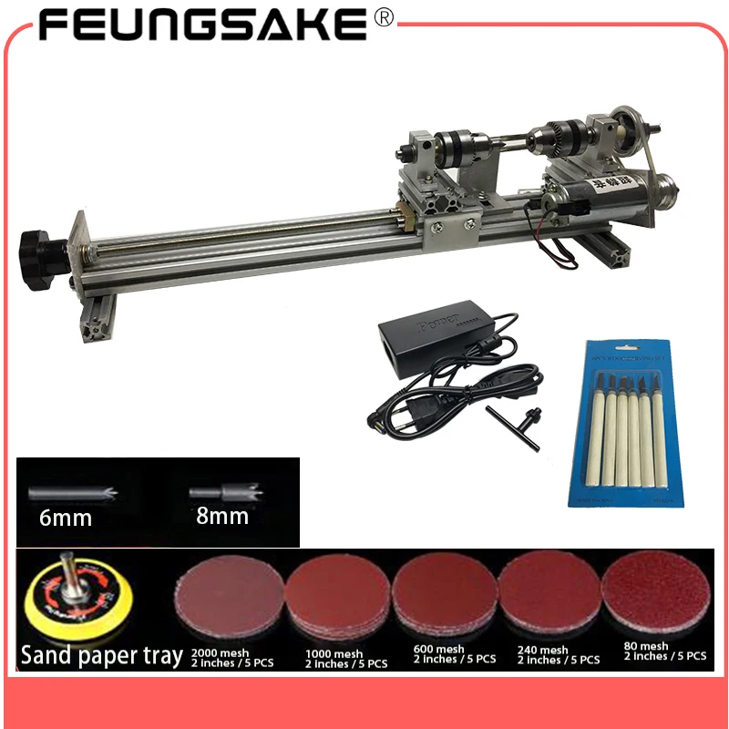 DIY деревянный токарный мини станок полировщик Настольная пила для полировки