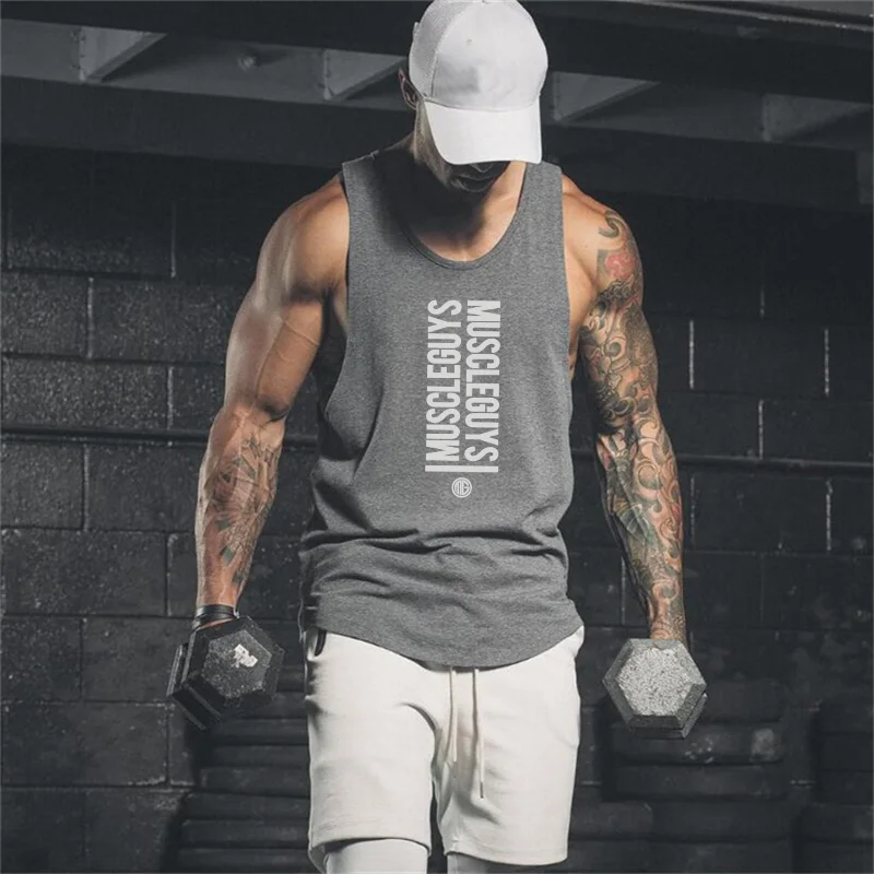 Новые мужские майки для спортзала бодибилдинга фитнеса Stringer Майки мышц|fitness