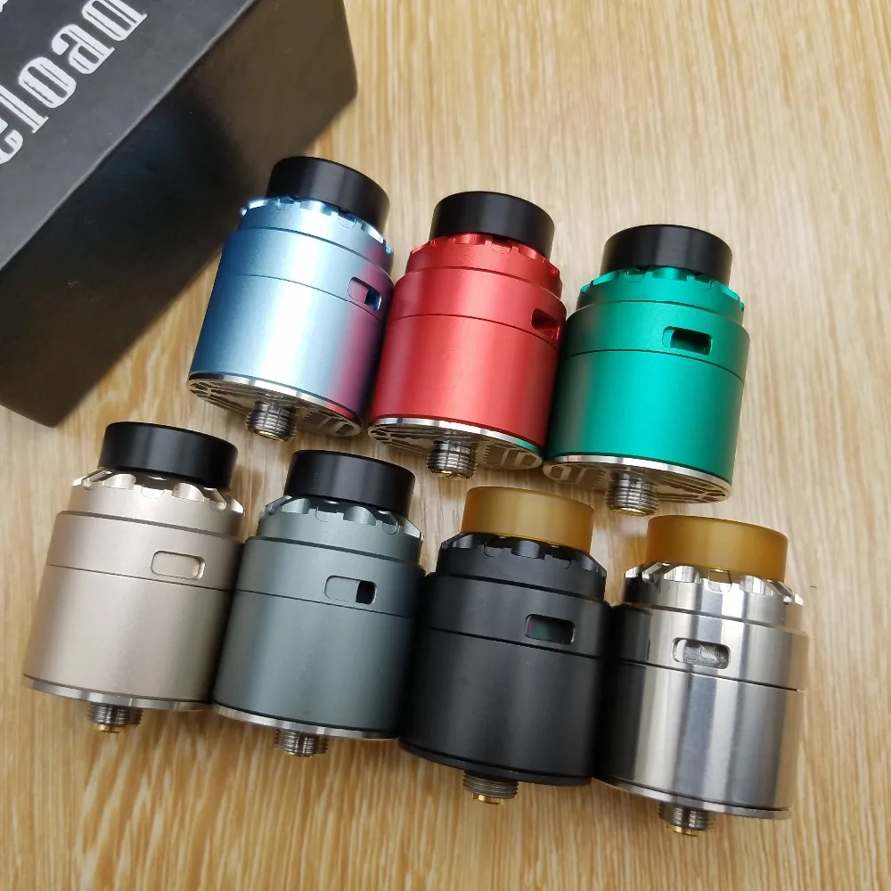 CYAN X Style RDA 24 мм с BF Pin Rebuildable Dripping Atomizer Top Airflow дизайн для Squonk e Ciagrette Mod vs Reloa