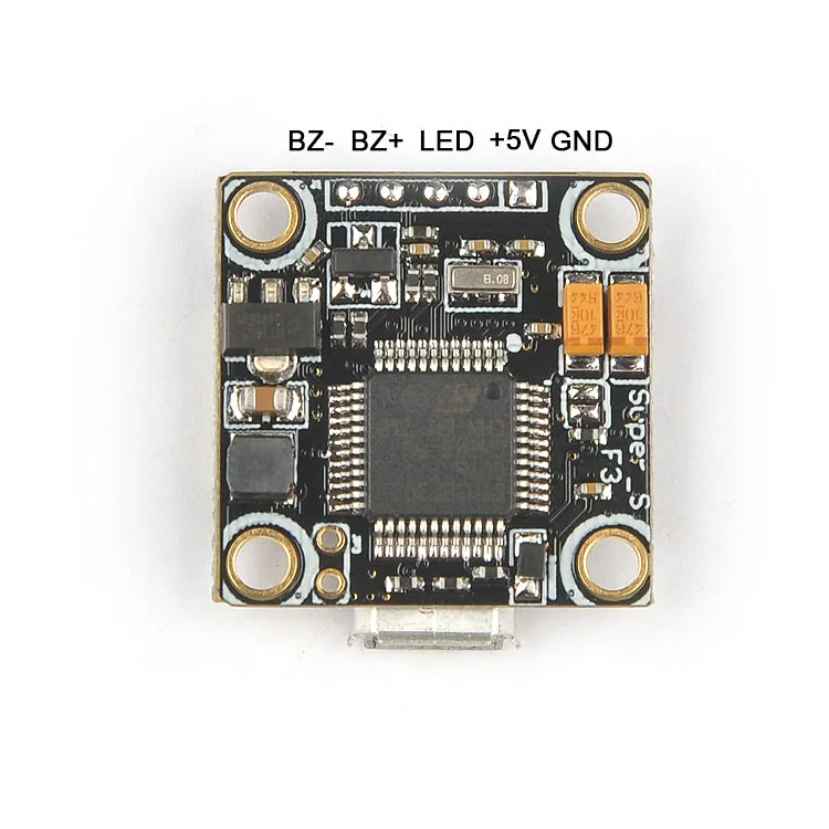 Контроллер полета Super_S mini F3 встроенный Betaflight OSD 6A 4 в 1 BS06D Blheli_S ESC для