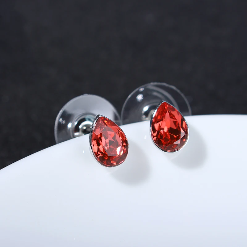Женские серьги гвоздики с кристаллами Сваровски 0 8 см|brand stud earrings|stud earringsbrand earrings |