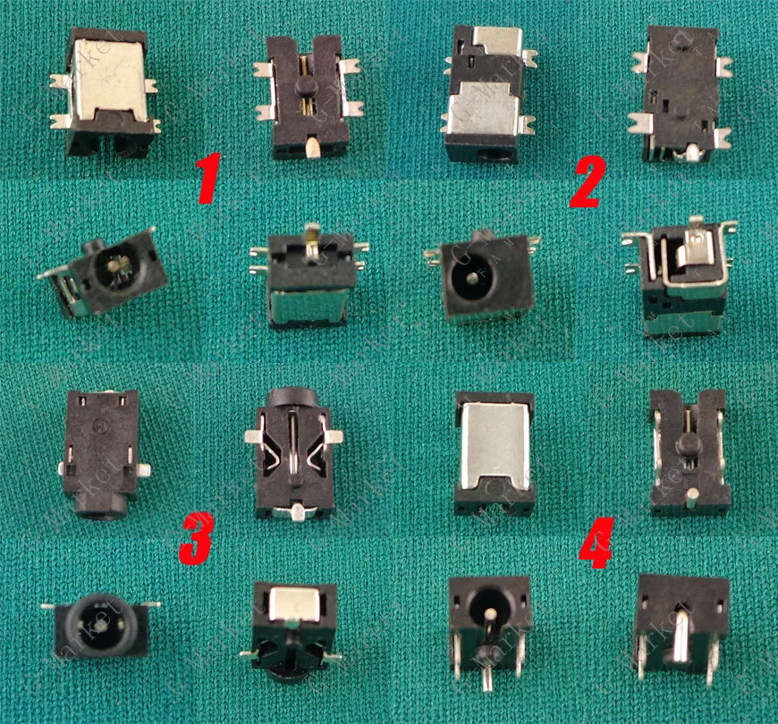 

4 models DC power Jack for Tablet PC charging socket connector 2.5*0.7MM