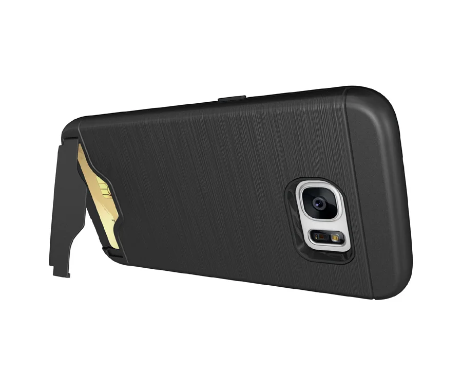 Креативный держатель для карт samsung Galaxy S7 край задняя крышка ПК + ТПУ повышенной