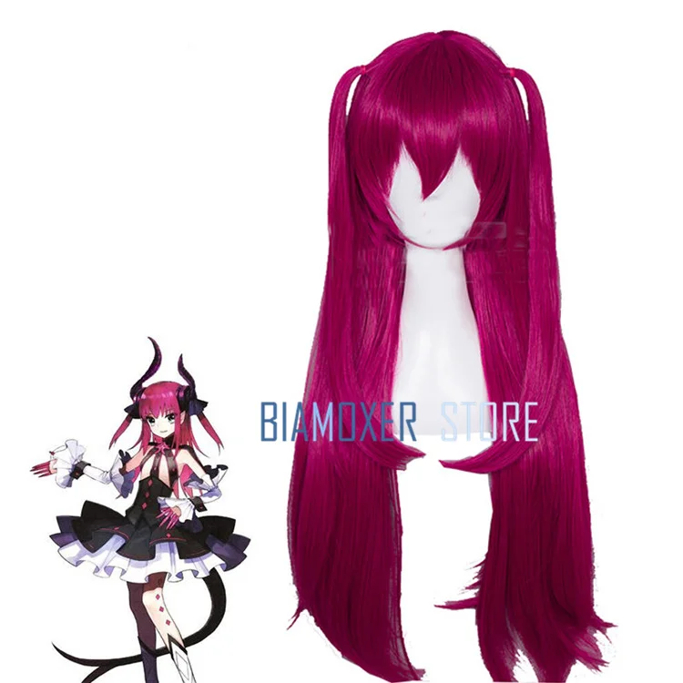 Biamoxer Game Fate Grand Order Elizabeth Bathory Cosplay Wigs 65cm Long Heat Resistant Synthetic Hair Perucas Cosplay Wig