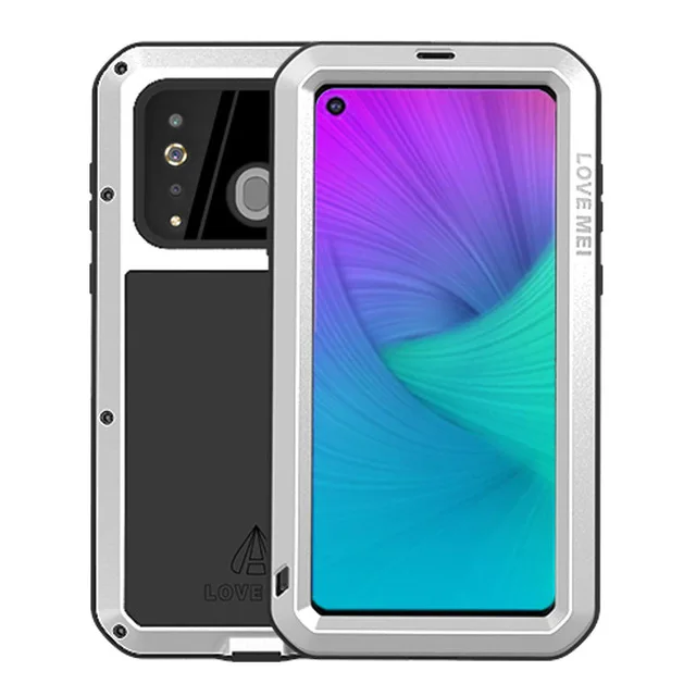 silver Металлический бронированный чехол huawei Nova 4 чехол s P30 Pro P30Lite противоударный прочный защитный чехол для всего тела huawei P20 Pro Чехол huawei P30 - Цвет: silver
