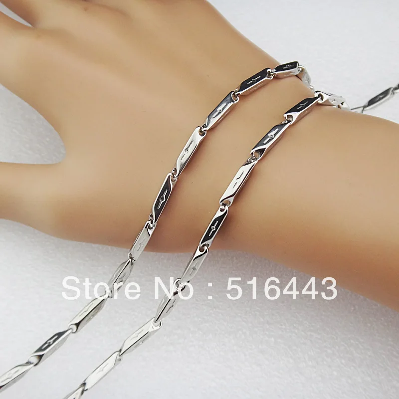 Новое поступление 316L женский мужской костюм из нержавеющей стали ожерелье с