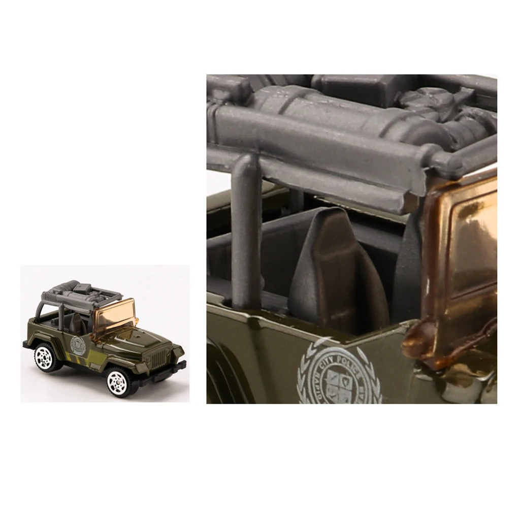 3 шт. Jeep автомобиль полиция подводная лодка военная модель игрушечный солдат