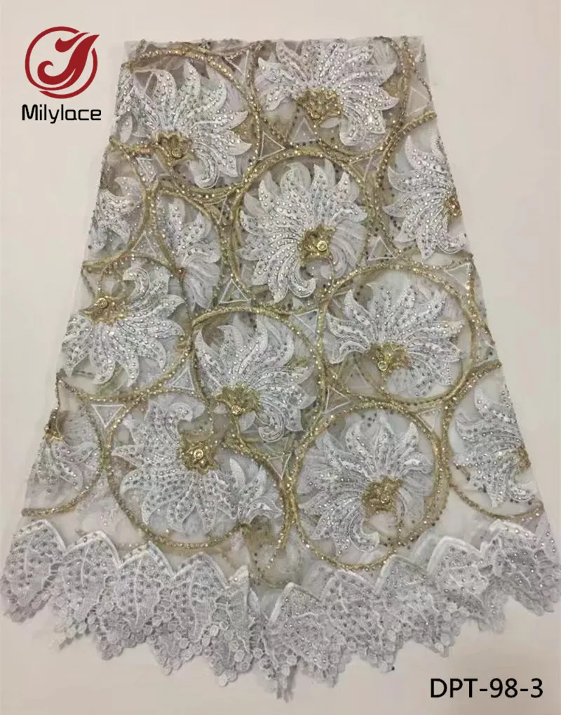 Нигерийские кружевные тюлевые Кружевные Ткани Оптом Африканские типы