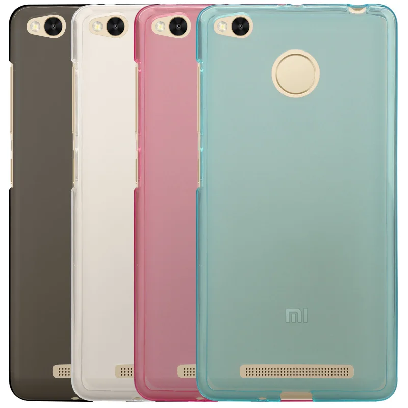 Xiomi Xiaomi Redmi 3 s чехол высокого качества мягкий для телефона из ТПУ задняя крышка 4