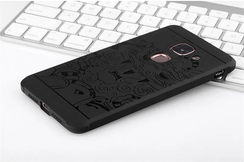 HOTSWEI Case For LeEco Le Max 2 3D Dragon Style Soft TPU Silicone Shockproof Protective Phone Fundas |