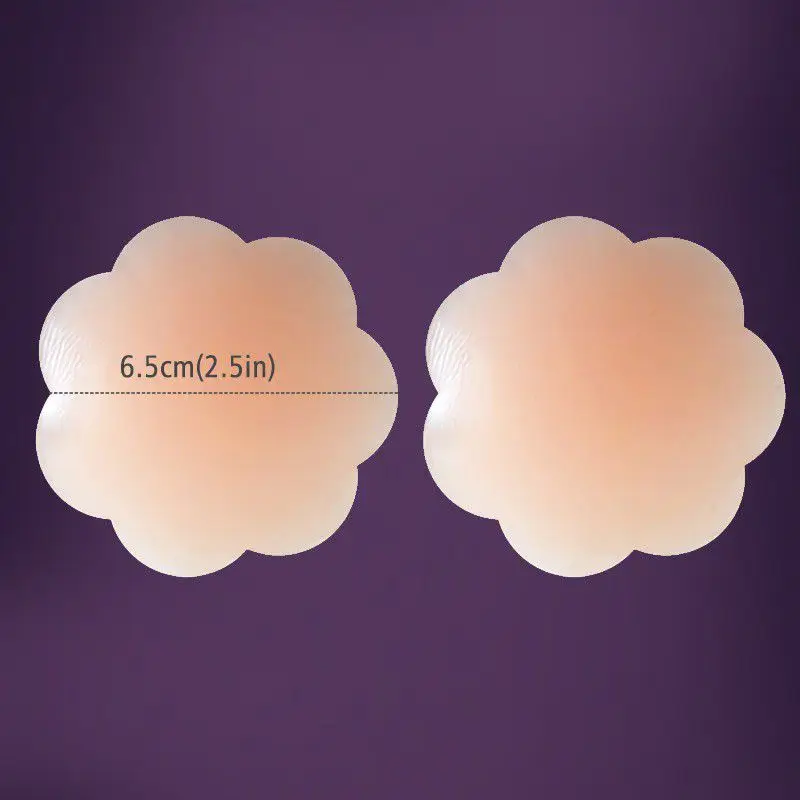 Hot Sale 1Pair Helpful Reusable Self Adhesive Silicone Breast Nipple Cover Bra Pasties Pad
