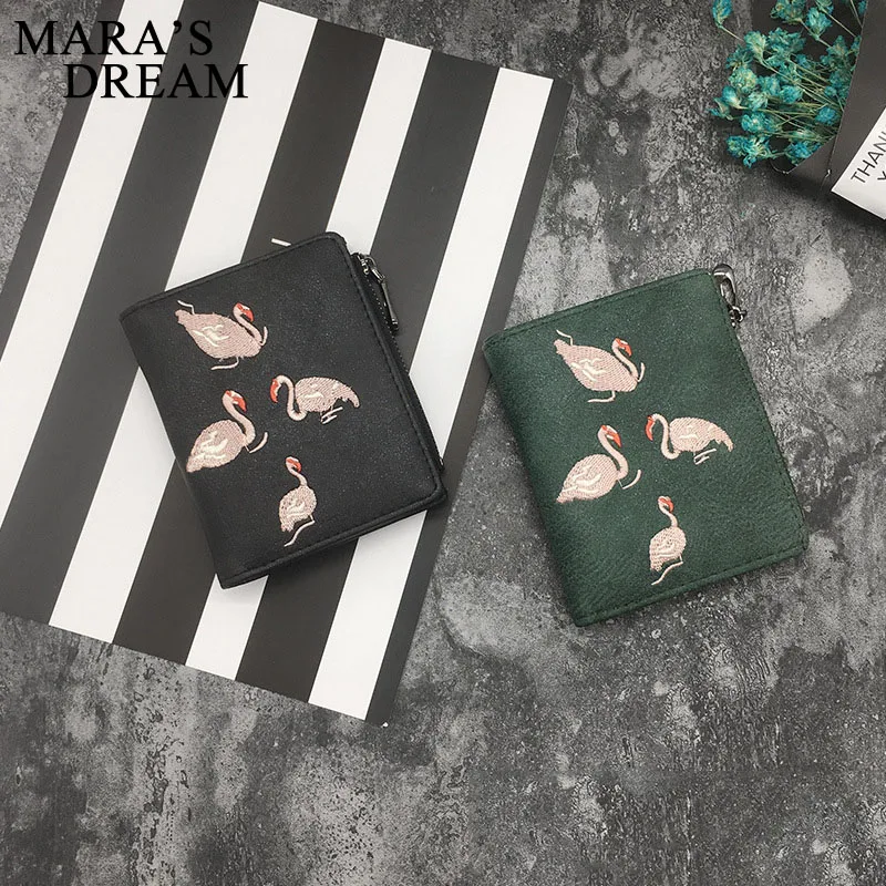 Женский кошелек с вышивкой Mara's Dream короткий дизайнерский Кошелек из