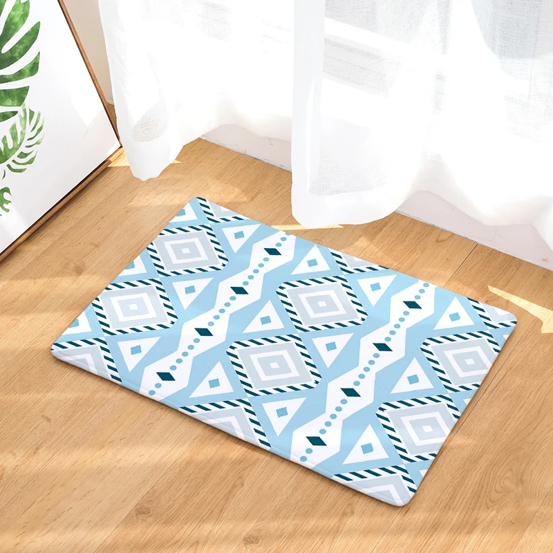 New Arrival Geometric Element Print Dust-Proof Carpets Bathroon Mats Anti-Slip Rugs 40X60or50x80cm | Дом и сад