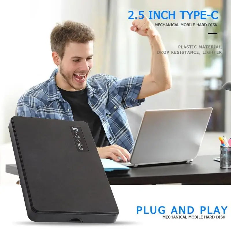 Внешний жесткий диск 2," type-C 1000 Гб/500 Гб/320 ГБ/120 ГБ USB 3,0 HDD Disco Duro Externo для ноутбука/Mac/PS4/Xbox One