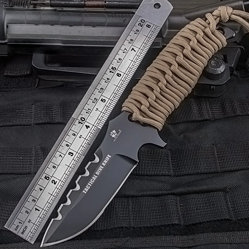 Тактический нож Counter strike knifes fca фиксированный для дайвинга походный инструмент
