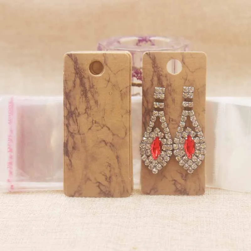 Винтажные серьги-капельки из крафт-пластика 4*9 см Новое поступление белые серьги