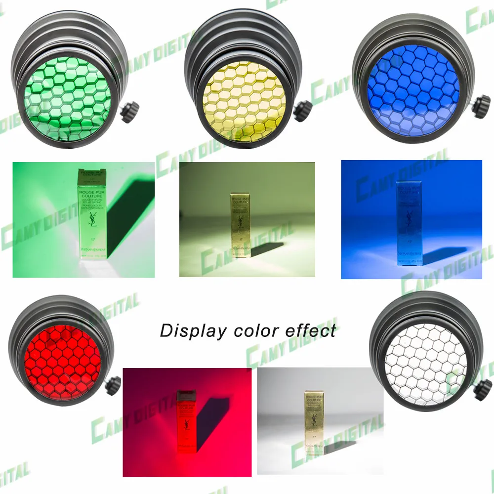 Godox SN-02 с Цвет фильтр Snoot Студия флэш аксессуары Honeycomb сетки для Универсальный