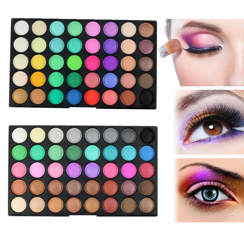 Палетка теней матовые тени для век мерцающий макияж набор Pallete Makup Shine maquiagem