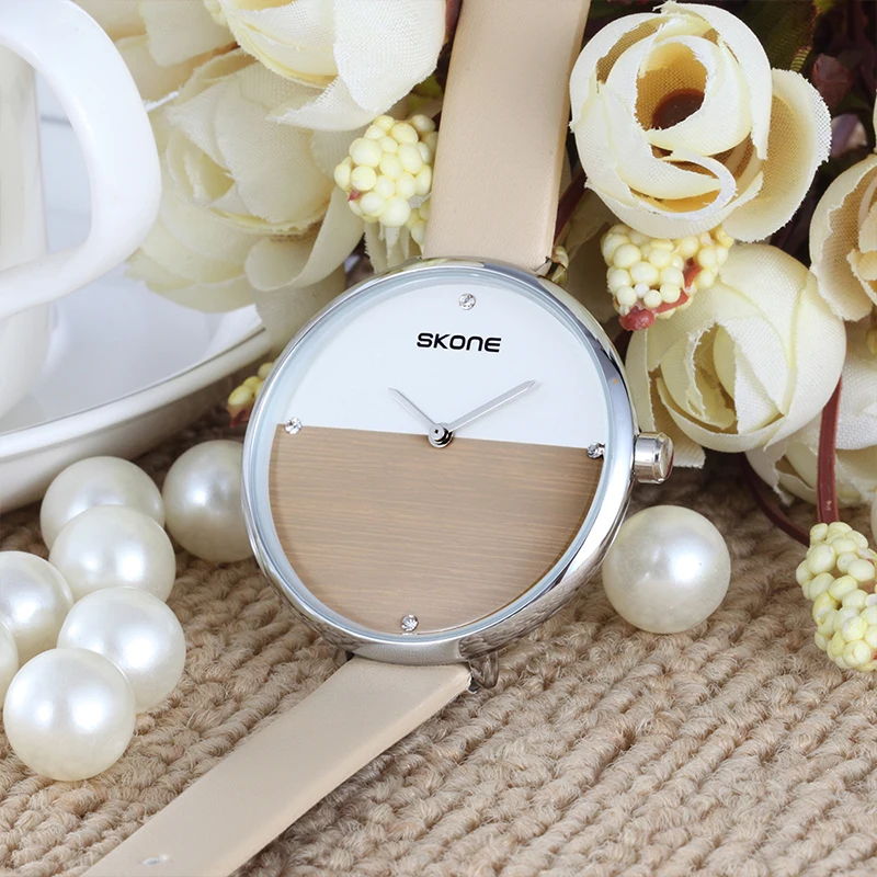 SKONE Топ Роскошные часы группы модные повседневные роскошные дамы платье женщины