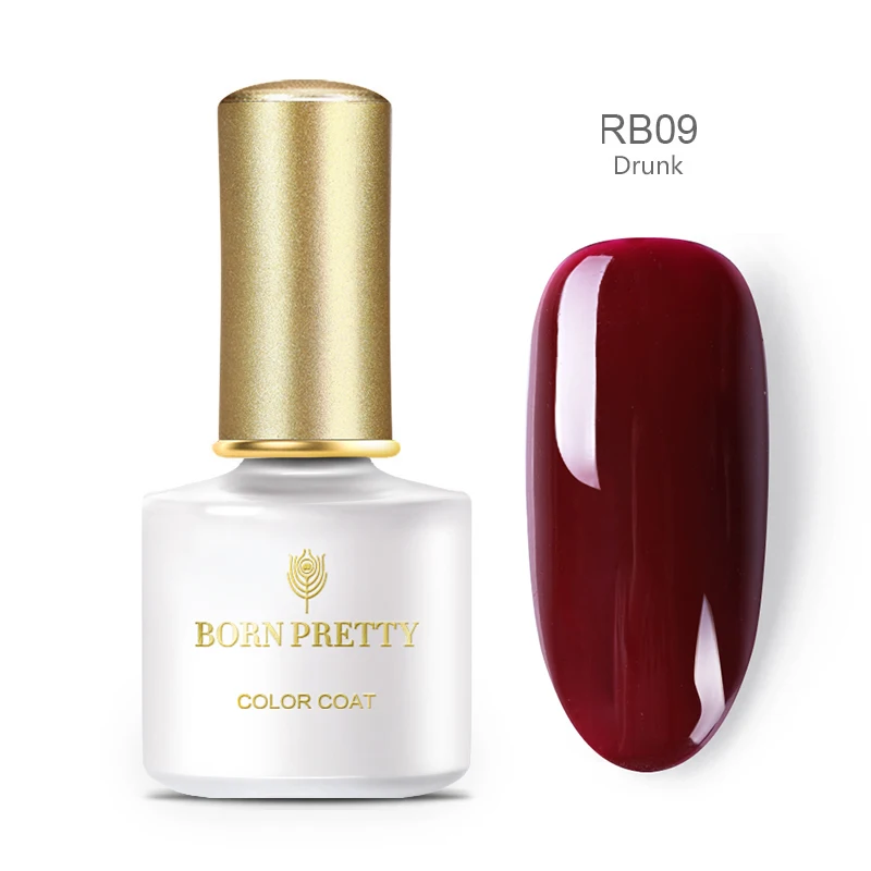 BP-RB09 Гель-лак для ногтей серии BORN PRETTY красного и фиолетового цвета, 6 мл, чистый цвет для ногтей, замачиваемый УФ-светодиодный гель, маникюрный лак для дизайна ногтей - Цвет: BP-RB09