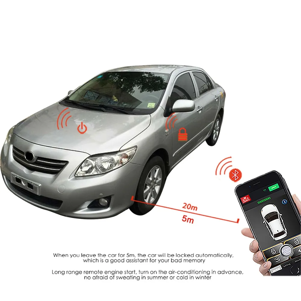 Автомобильные аксессуары Corolla 2008 бесключевая Система доступа и комфорта PKE