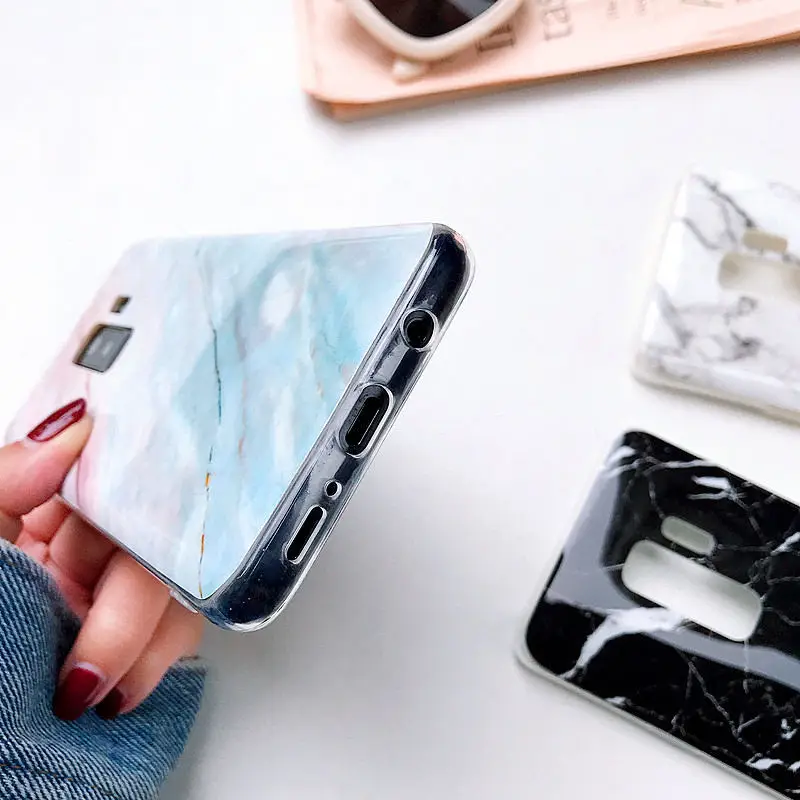 Мраморный чехол COOLY для Samsung Galaxy S10e чехлы S10 S9 S8 Plus S7 Edge Note 8 9 задняя крышка мягкий