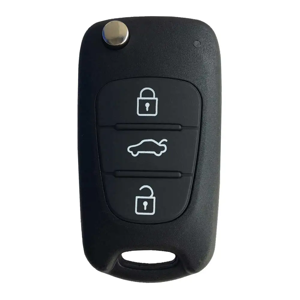 3 Buttons Car Flip Remote Key Shell Folding Case Cover For Kia K2 K5 Sportage Cerato Rio Accessories |