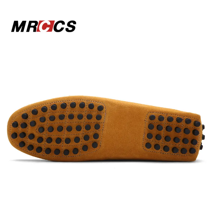 MRCCS/мужские повседневные Мокасины из замши 38-45 мягкие Лоферы весна-лето-осень